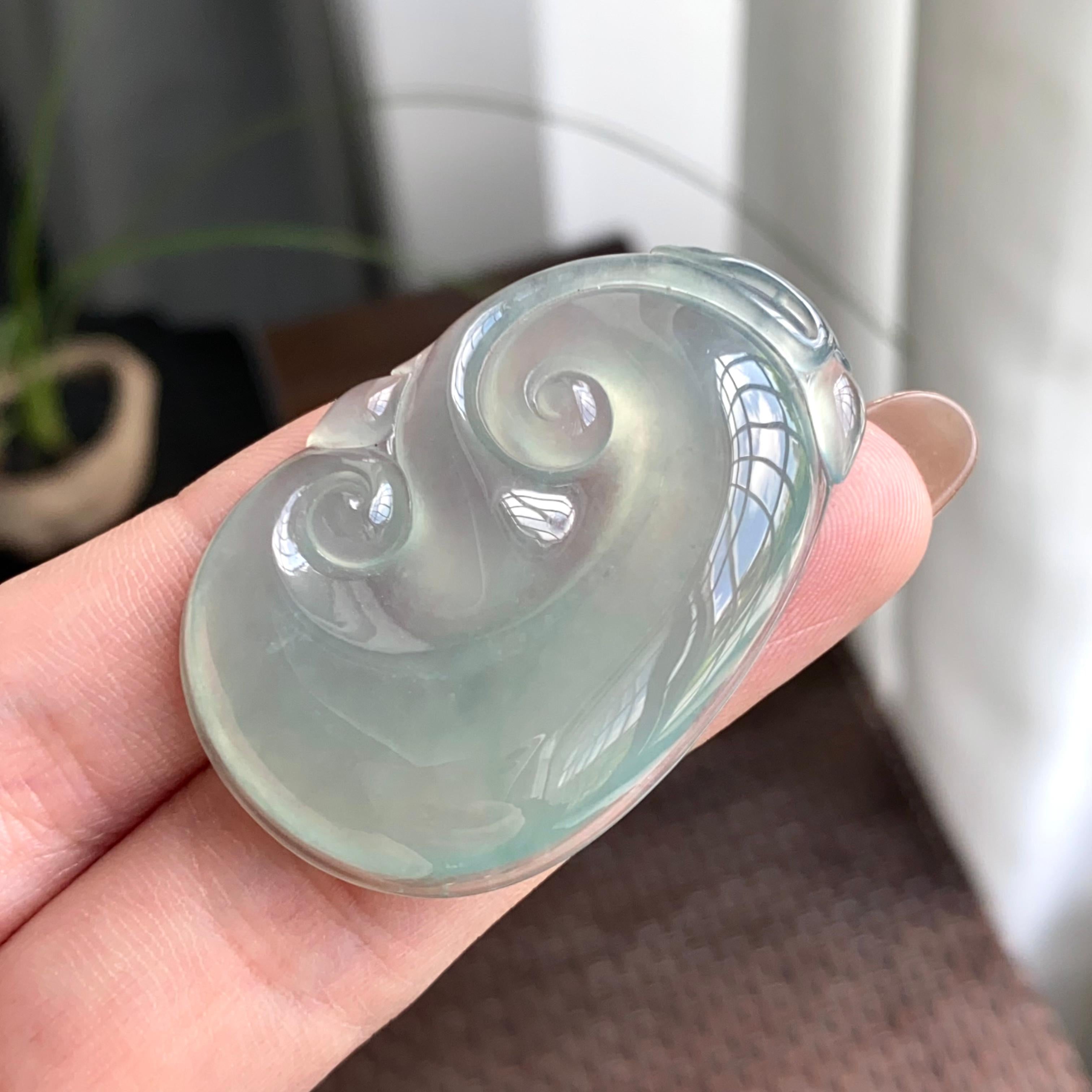 冰种晴底如意吊坠（yc263805）