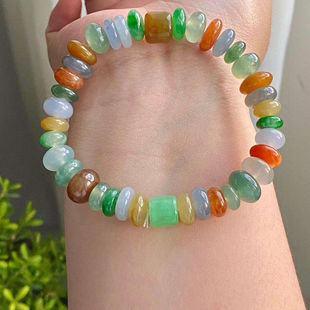 冰种多宝单圈手串（yc215253）