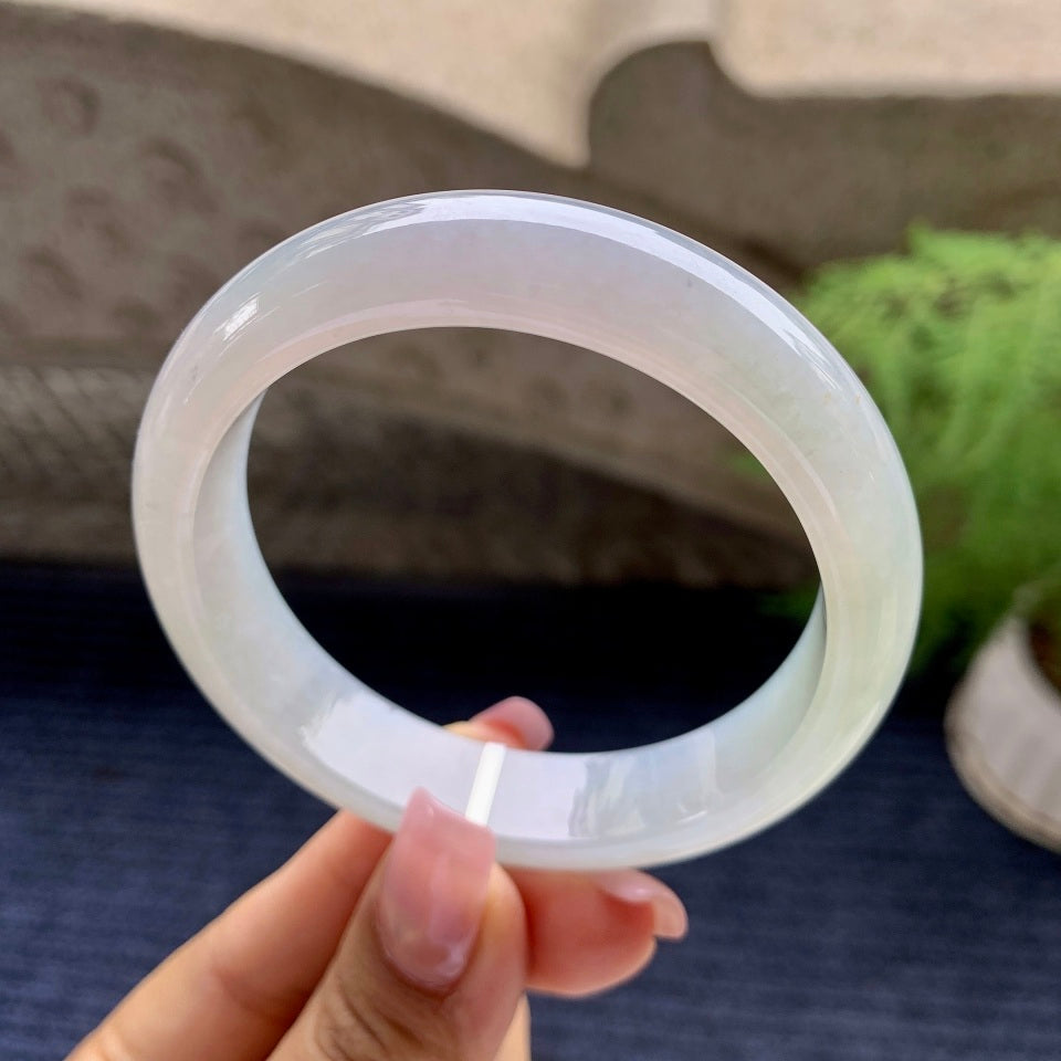 细糯种带底色平安镯（57mm·）（yc094309）