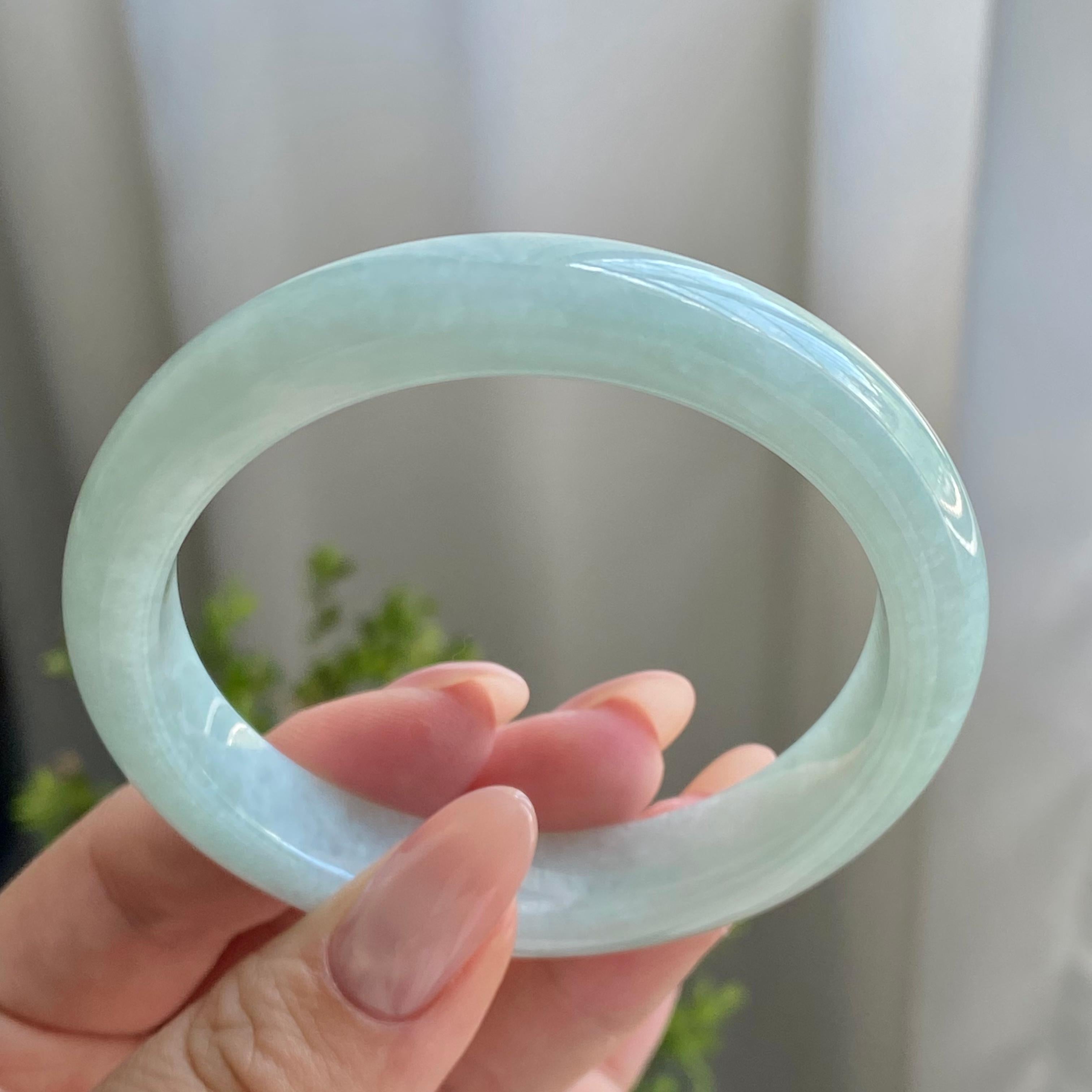 细糯种晴底平安镯（56圈）（yc226857）