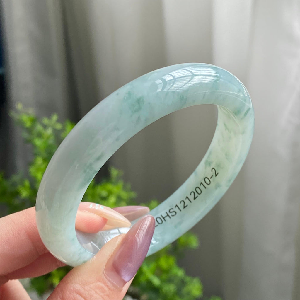 细糯种飘花平安镯（56圈）（yc202565）