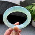 糯冰种晴水平安镯（59.6mm）（yc098117）