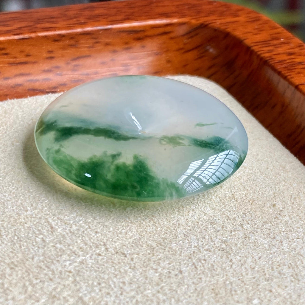 冰种飘花平安扣吊坠（yc196854）