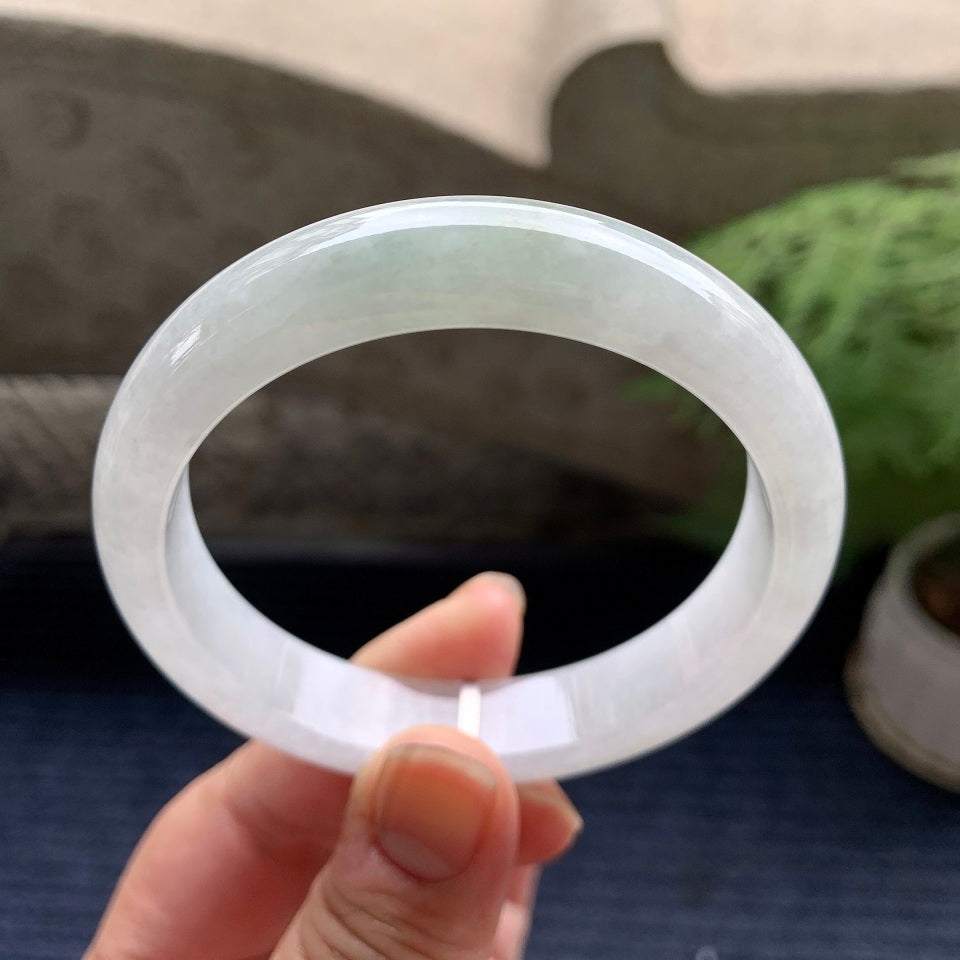 细糯种带底色平安镯（57.4mm）（yc088798）