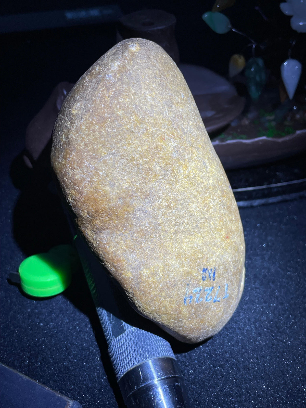 精品大马坎开窗冰底黄加绿（yc707540）
