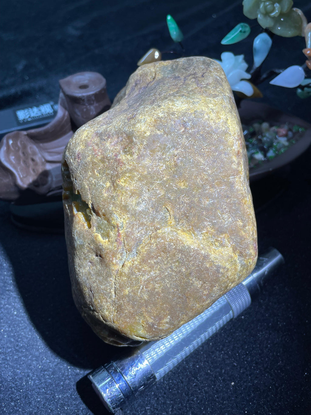 大马坎黄加绿开窗料（yc705967）