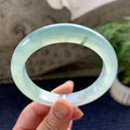 糯冰种晴水飘花平安镯（59.3mm）（yc090505）