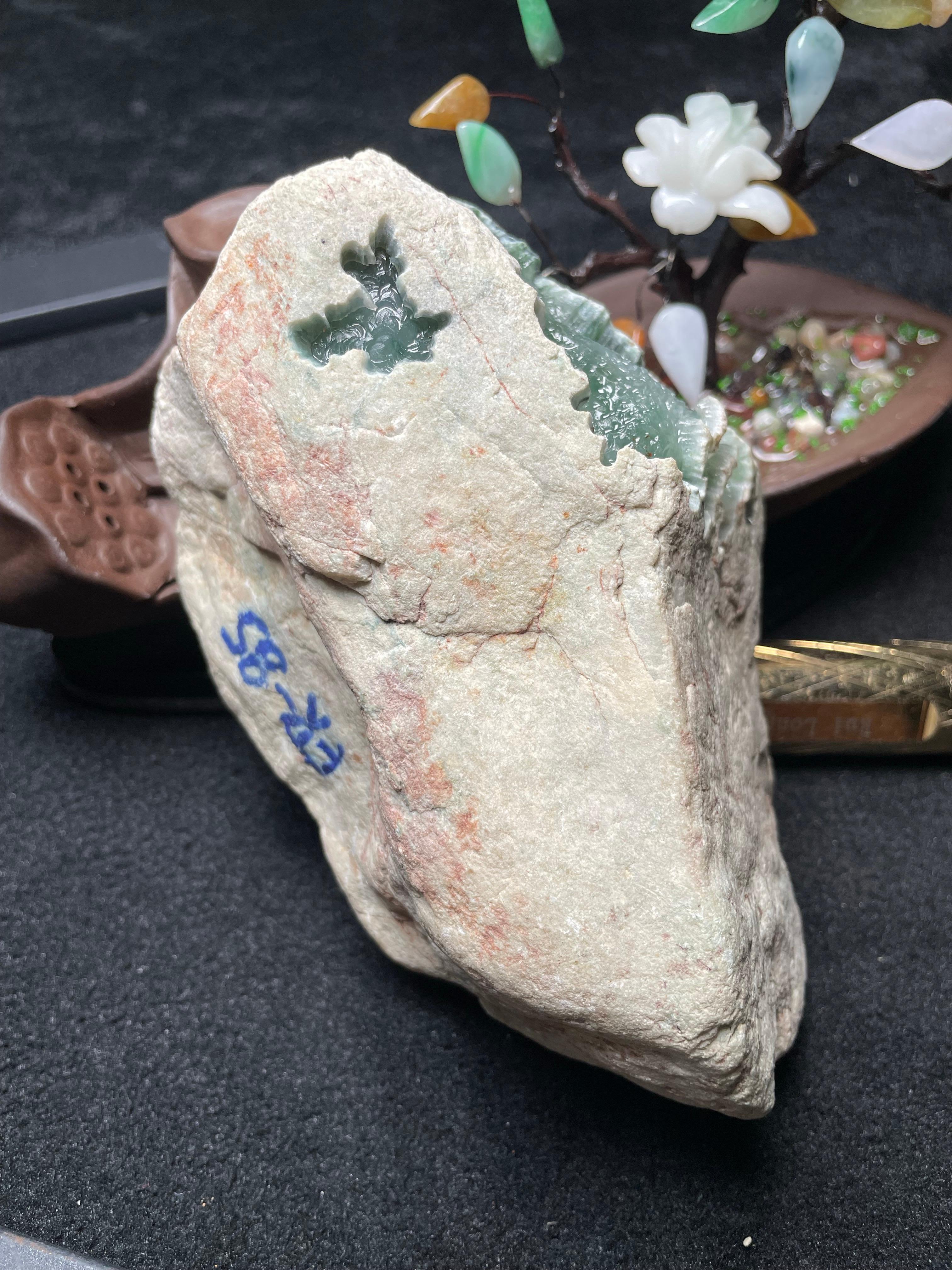 木那开窗冰底飘绿花（yc531214）