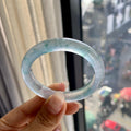 高冰种飘花平安镯（48.8mm）（yc277891）