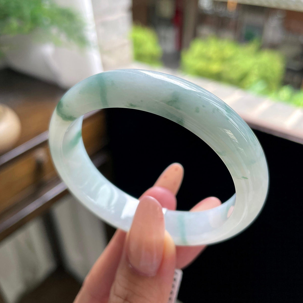 细糯种飘花贵妃 56圈 天然缅甸A货翡翠（yc703295）