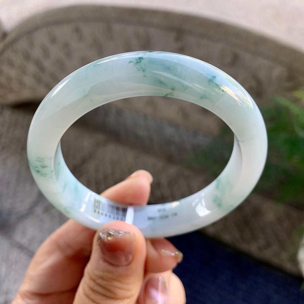 细糯种飘花平安镯（55mm）（yc275314）
