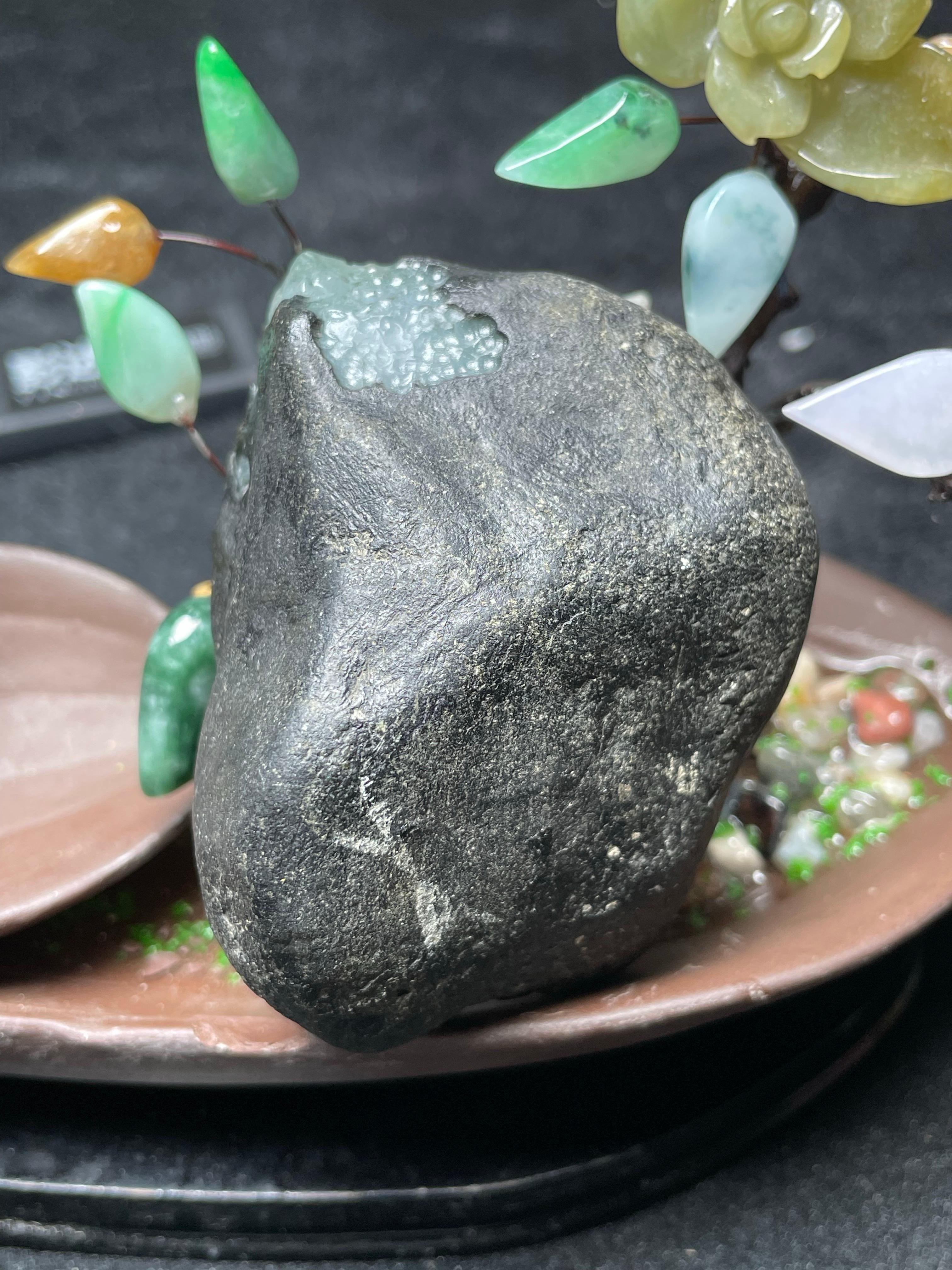 莫莫亮开窗冰底飘花牌子料（yc532075）