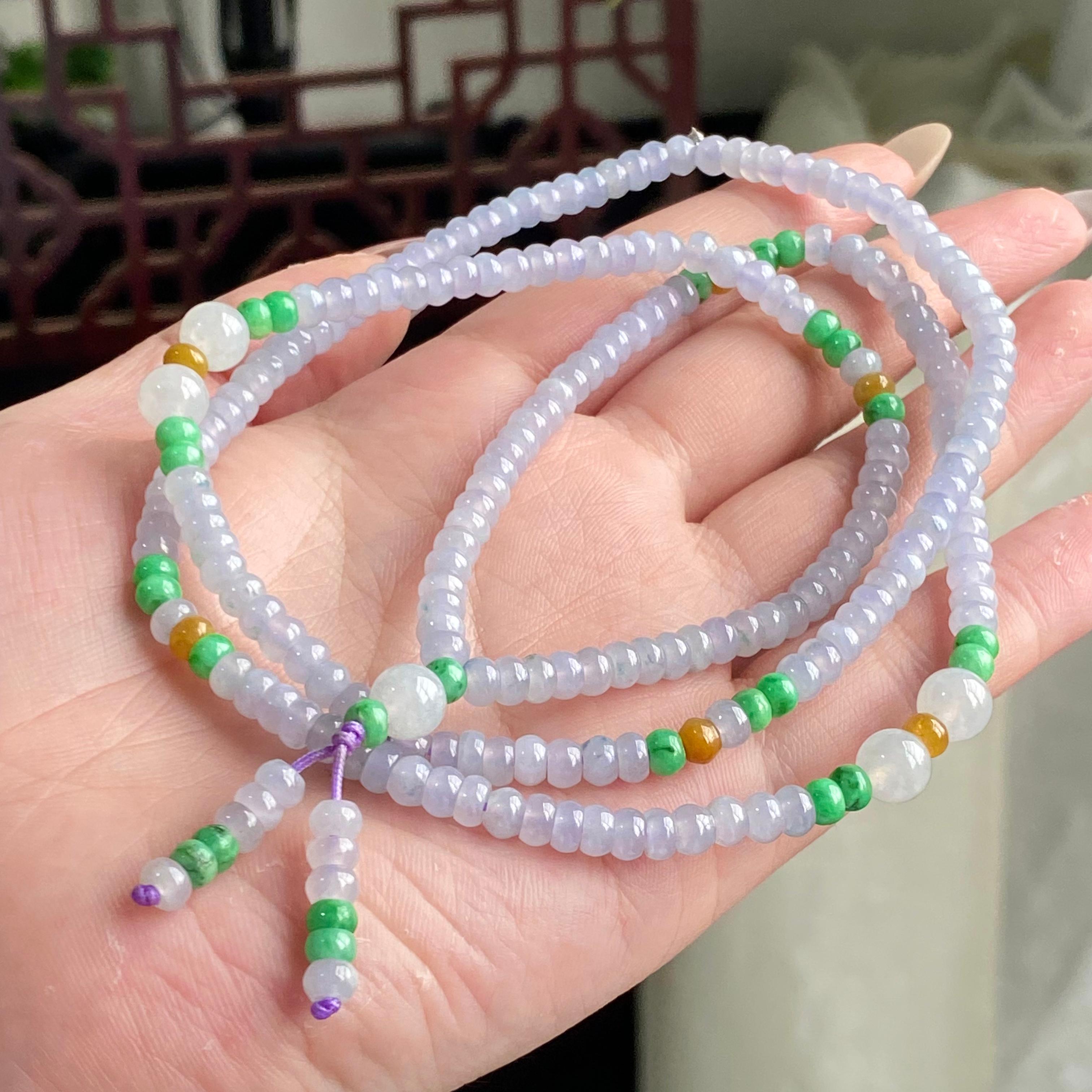 冰种多宝算盘珠珠链（yc196870）