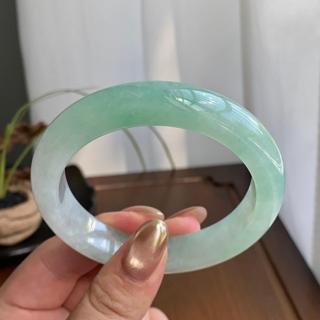 糯冰种晴底平安镯（57圈）（yc259095）