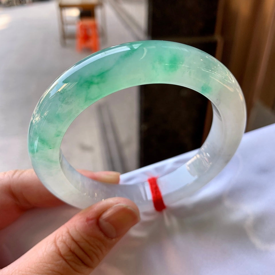 冰飘花平安镯（58.5mm）（yc057670）