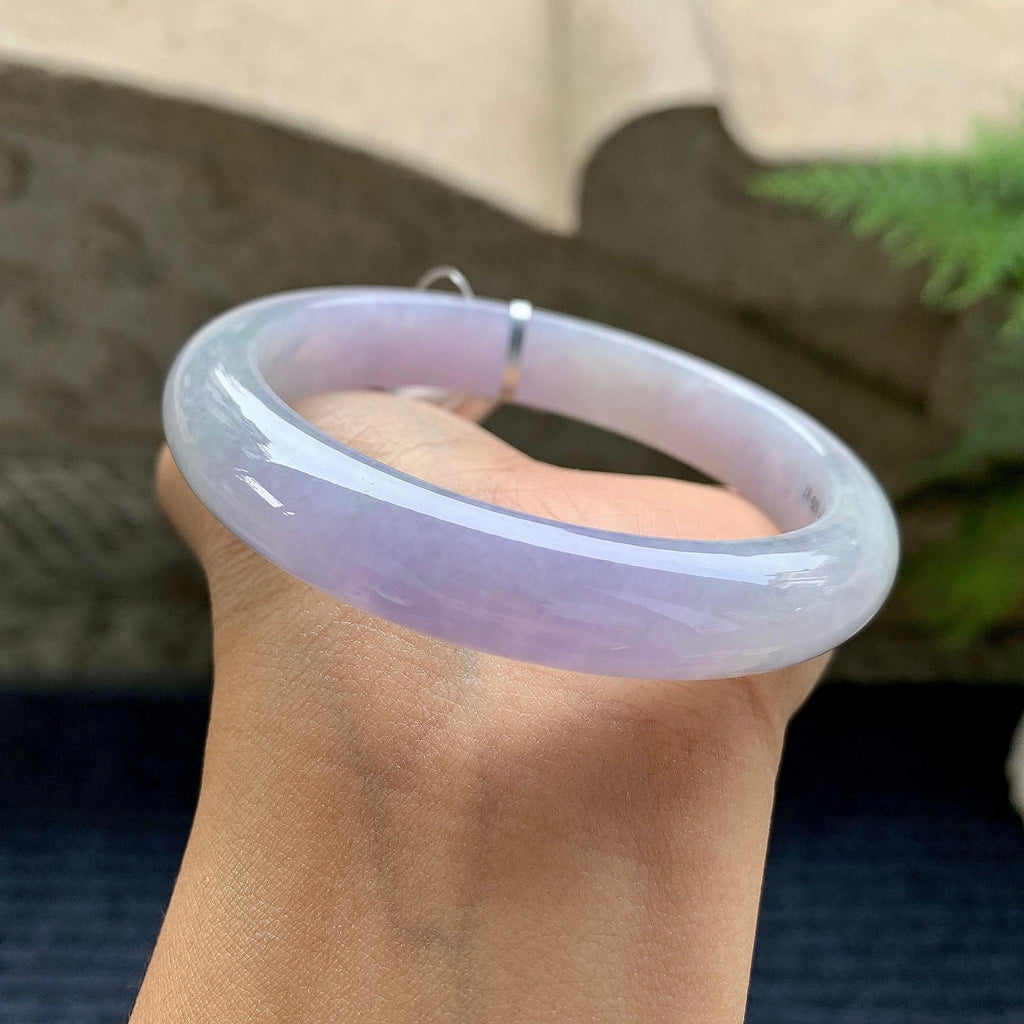 细糯种紫罗兰平安镯（58.1mm）（yc281535）