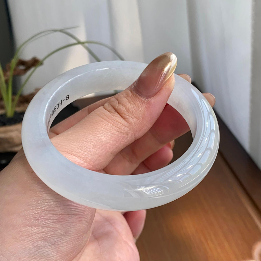 冰种白月光平安镯（54圈）（yc259087）