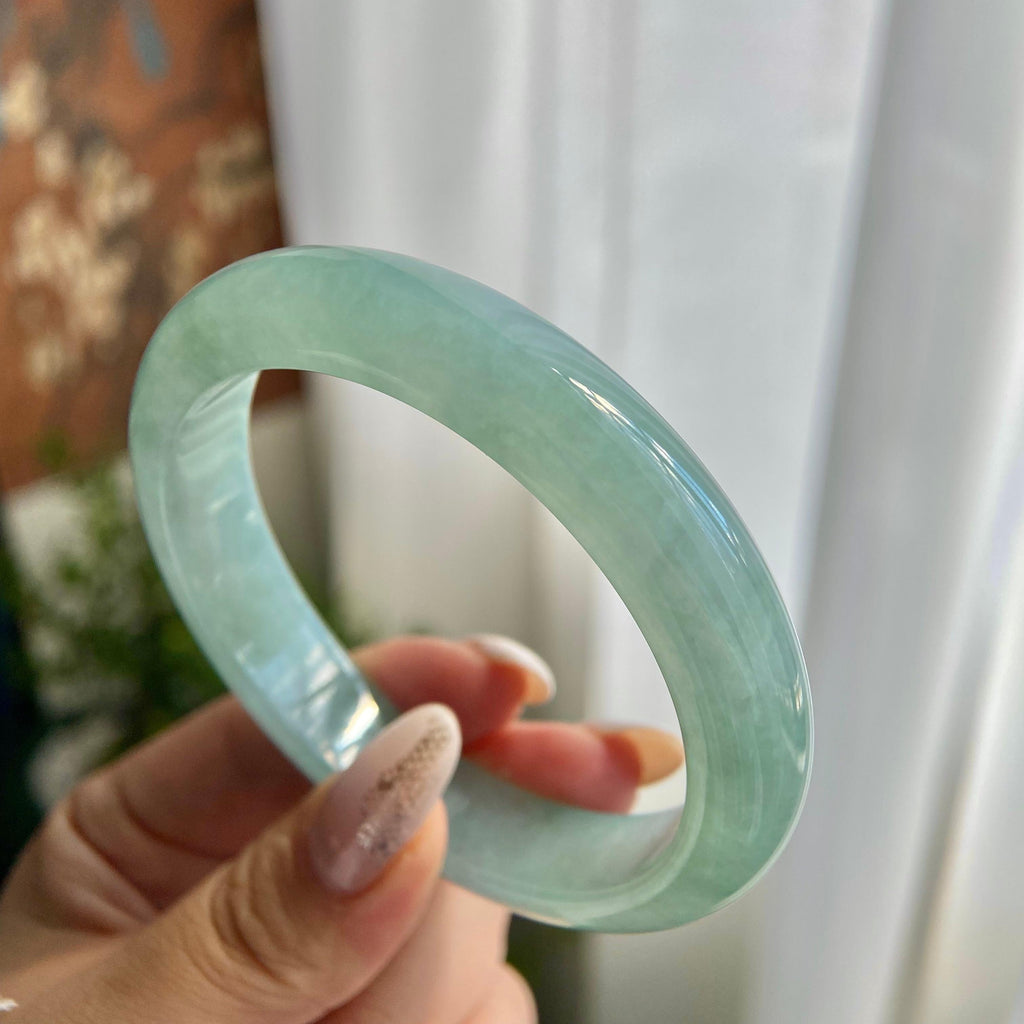 糯冰种晴底平安镯（60圈）（yc209997）