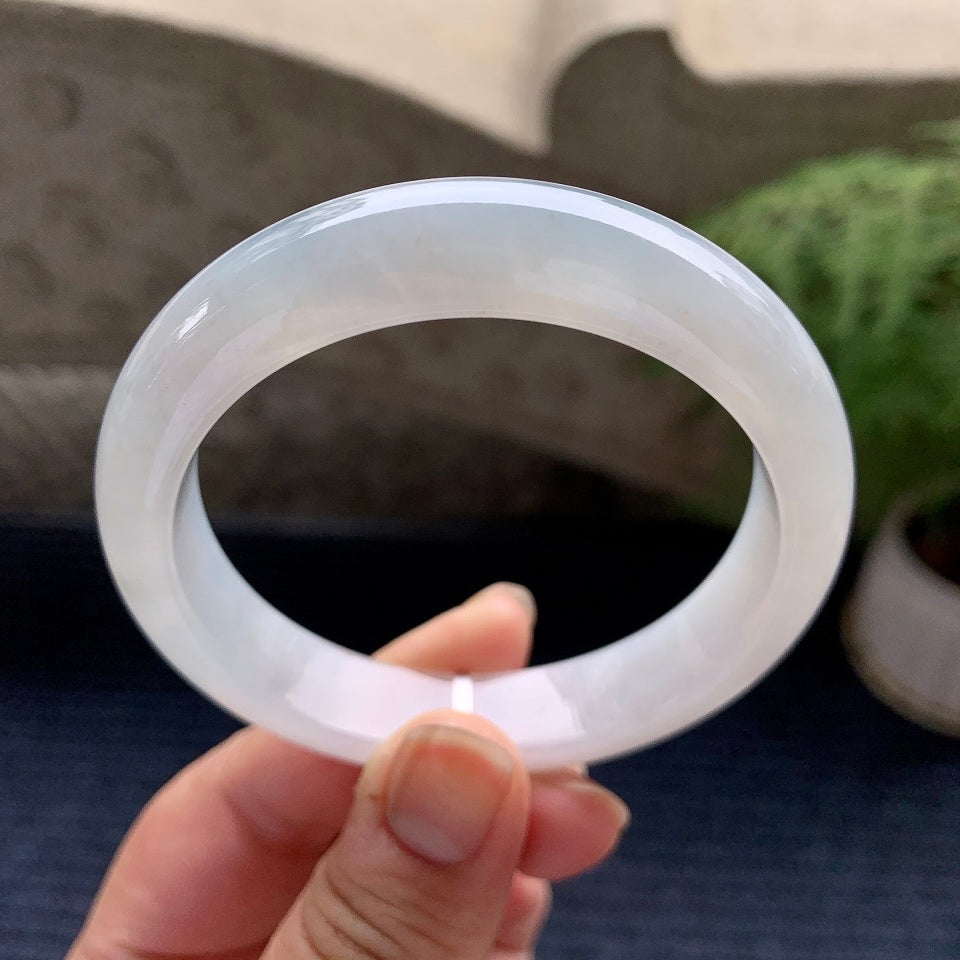 细糯种无色平安镯（57.3mm）（yc088754）