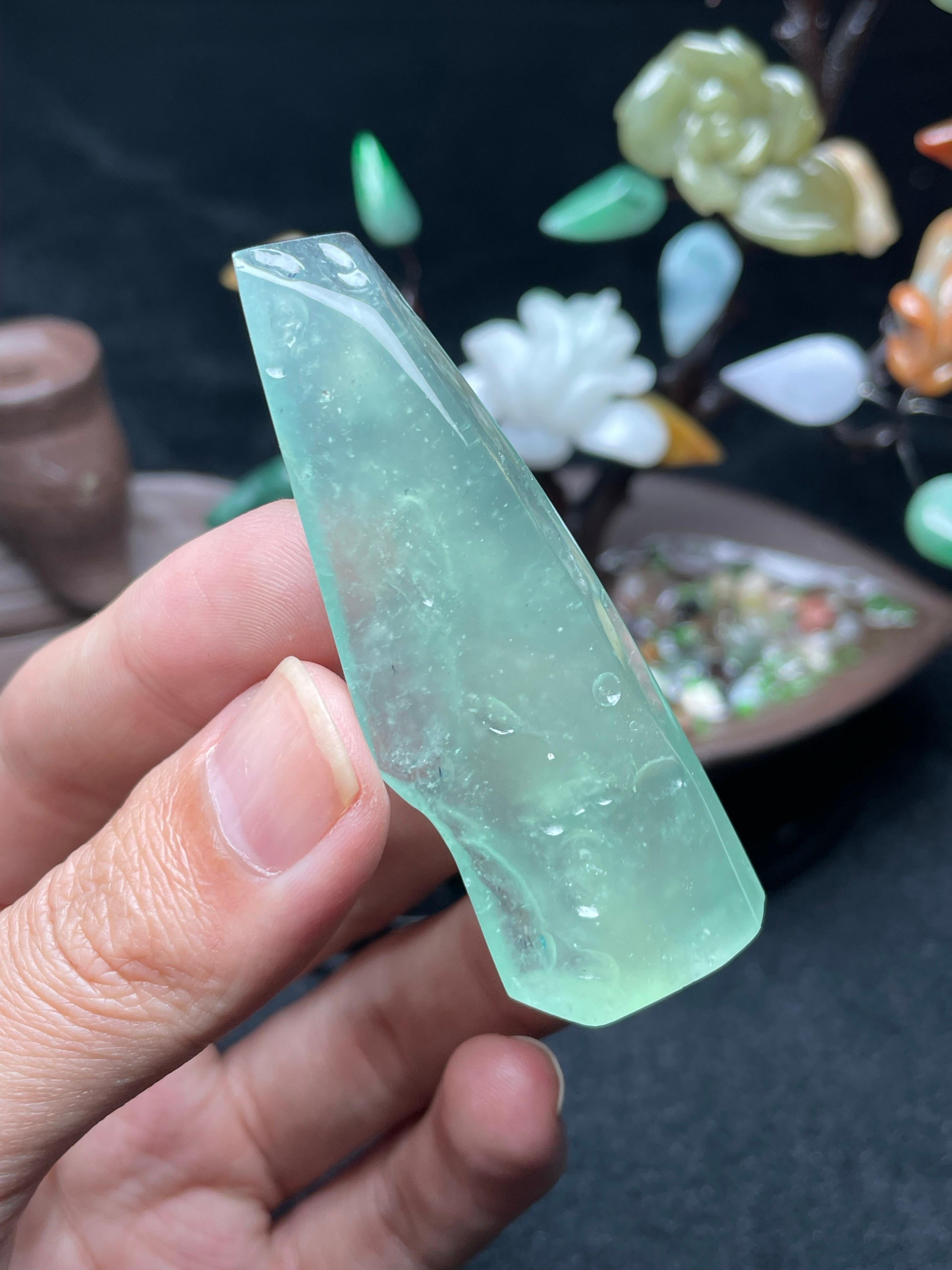 高冰晴水雪花棉片料（yc530019）
