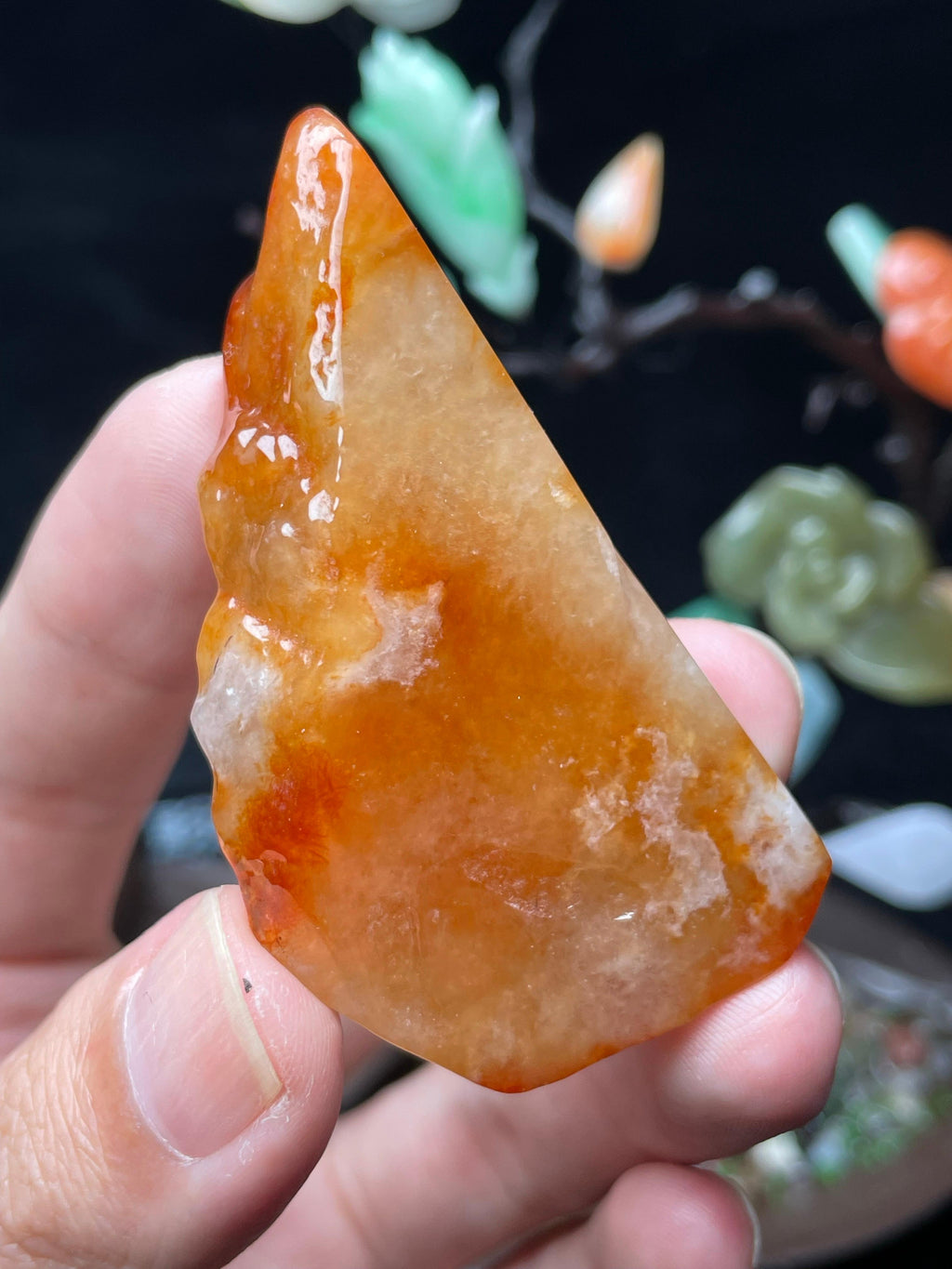红翡成对片料（yc517704）