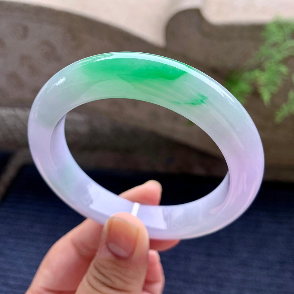 细糯种春彩平安镯（58.5mm）（yc167807）