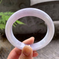 糯种淡粉底平安镯（57.5mm）（yc017433）