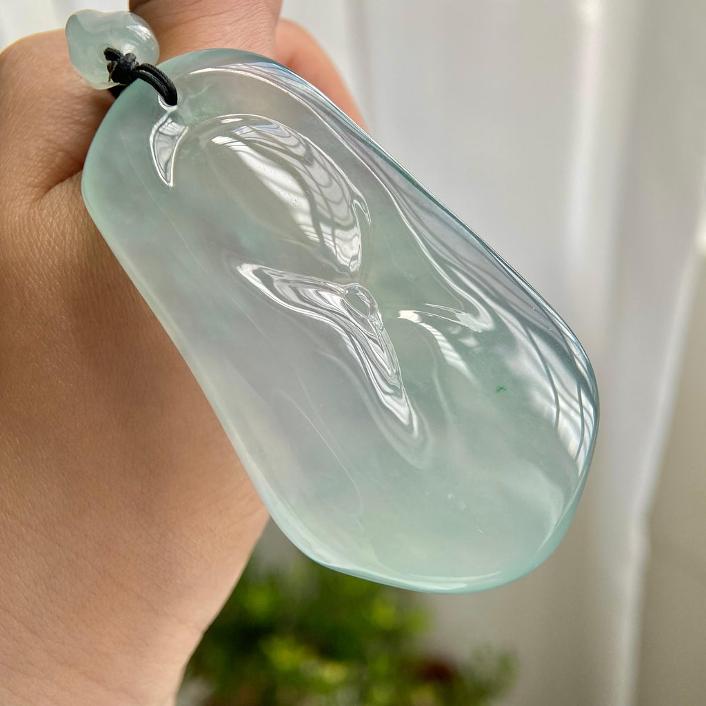 冰种晴底度母牌吊坠（yc216312）