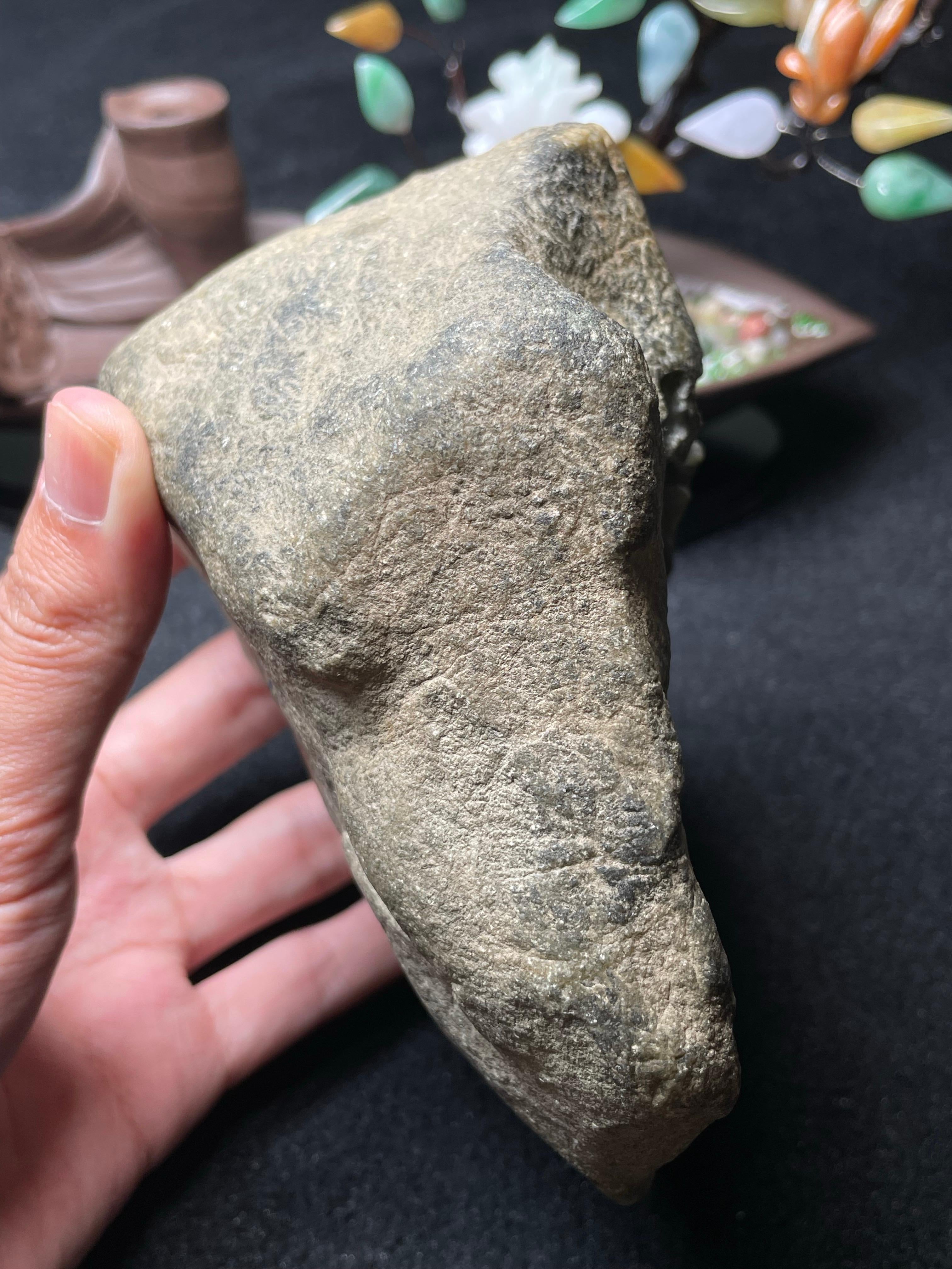 莫西沙开窗冰底飘花手镯料（yc492021）