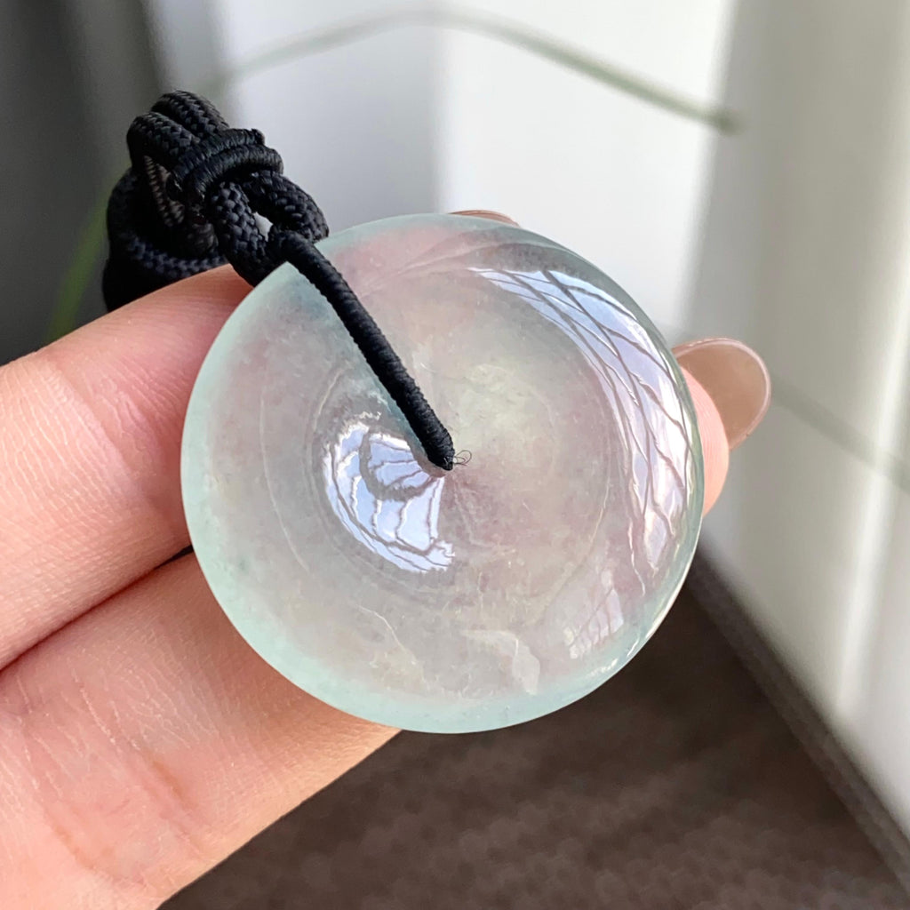 冰种晴底平安扣吊坠（yc263864）