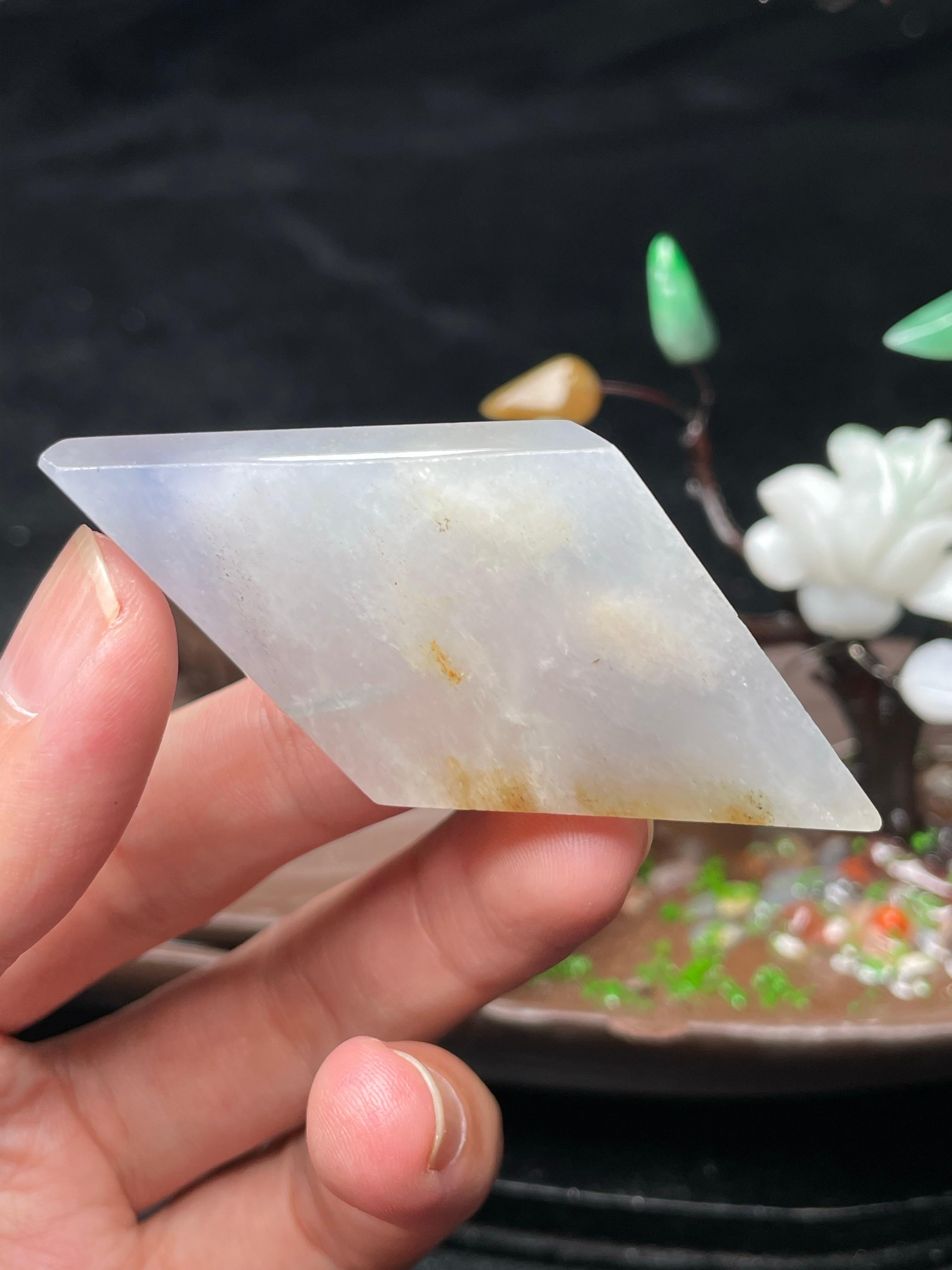 冰底淡紫菱形片料（yc522615）