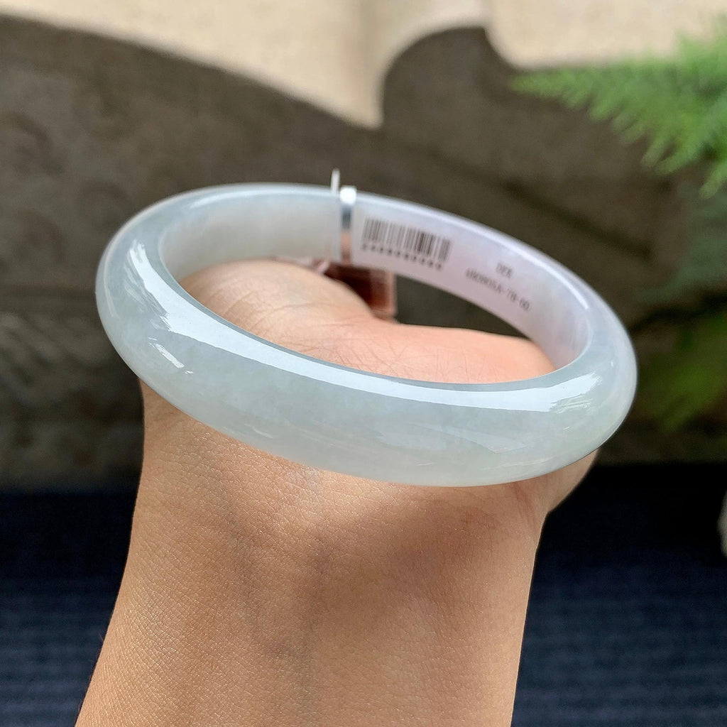 细糯种淡紫罗兰平安镯（59.1mm）（yc281526）