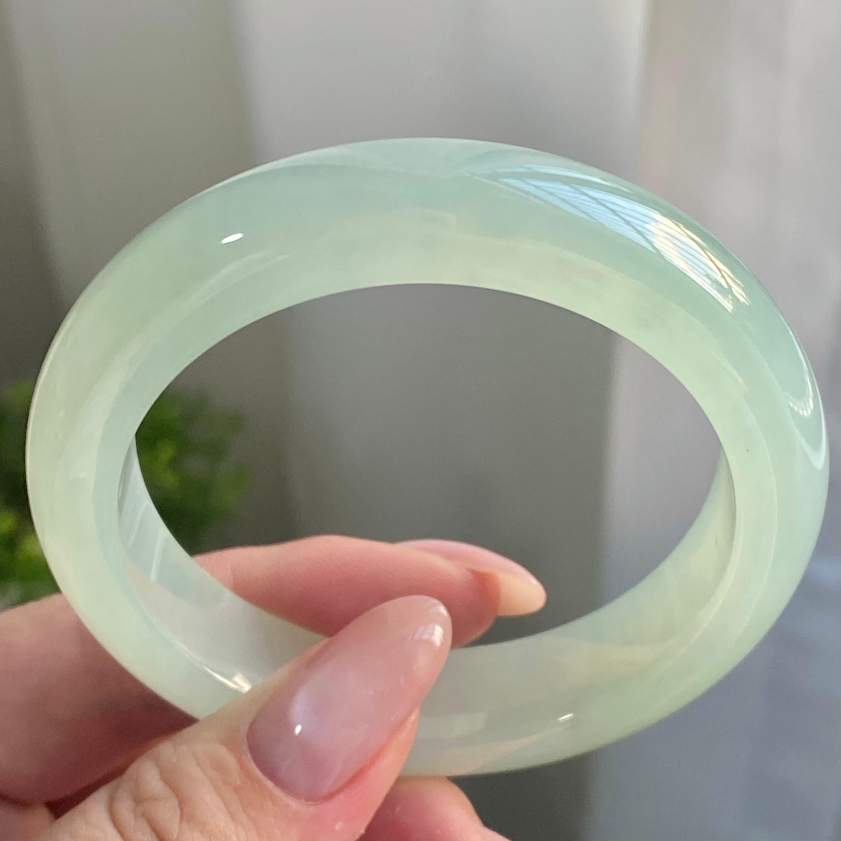 冰种晴底平安镯（54圈）（yc228784）