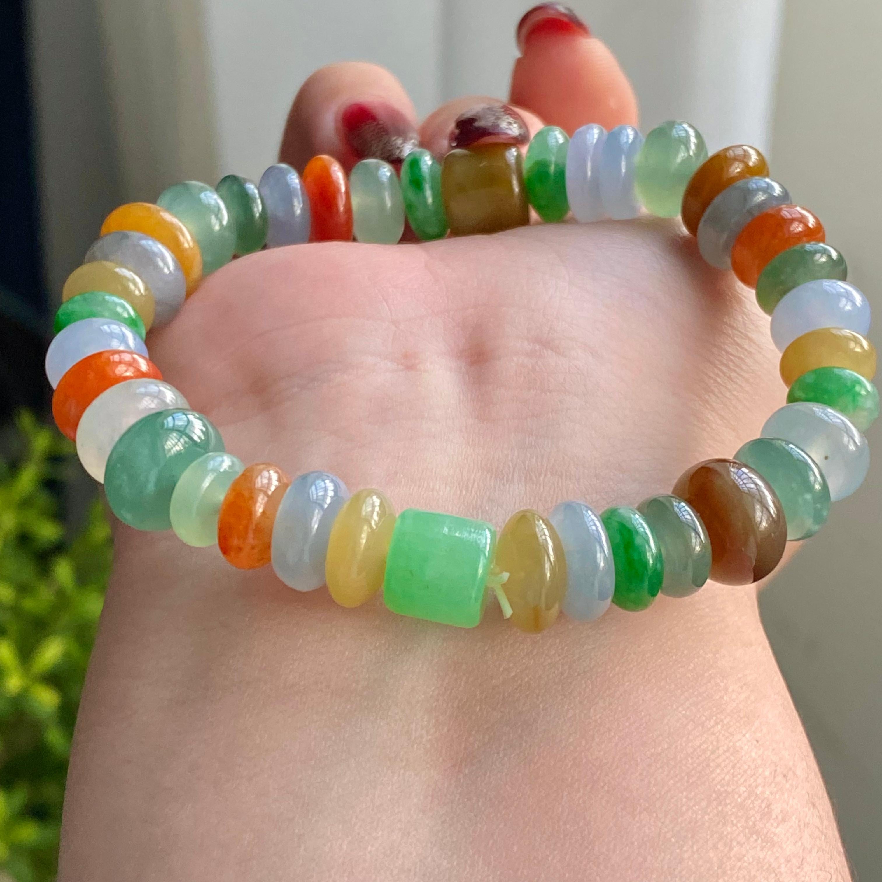 冰种多宝单圈手串（yc215253）