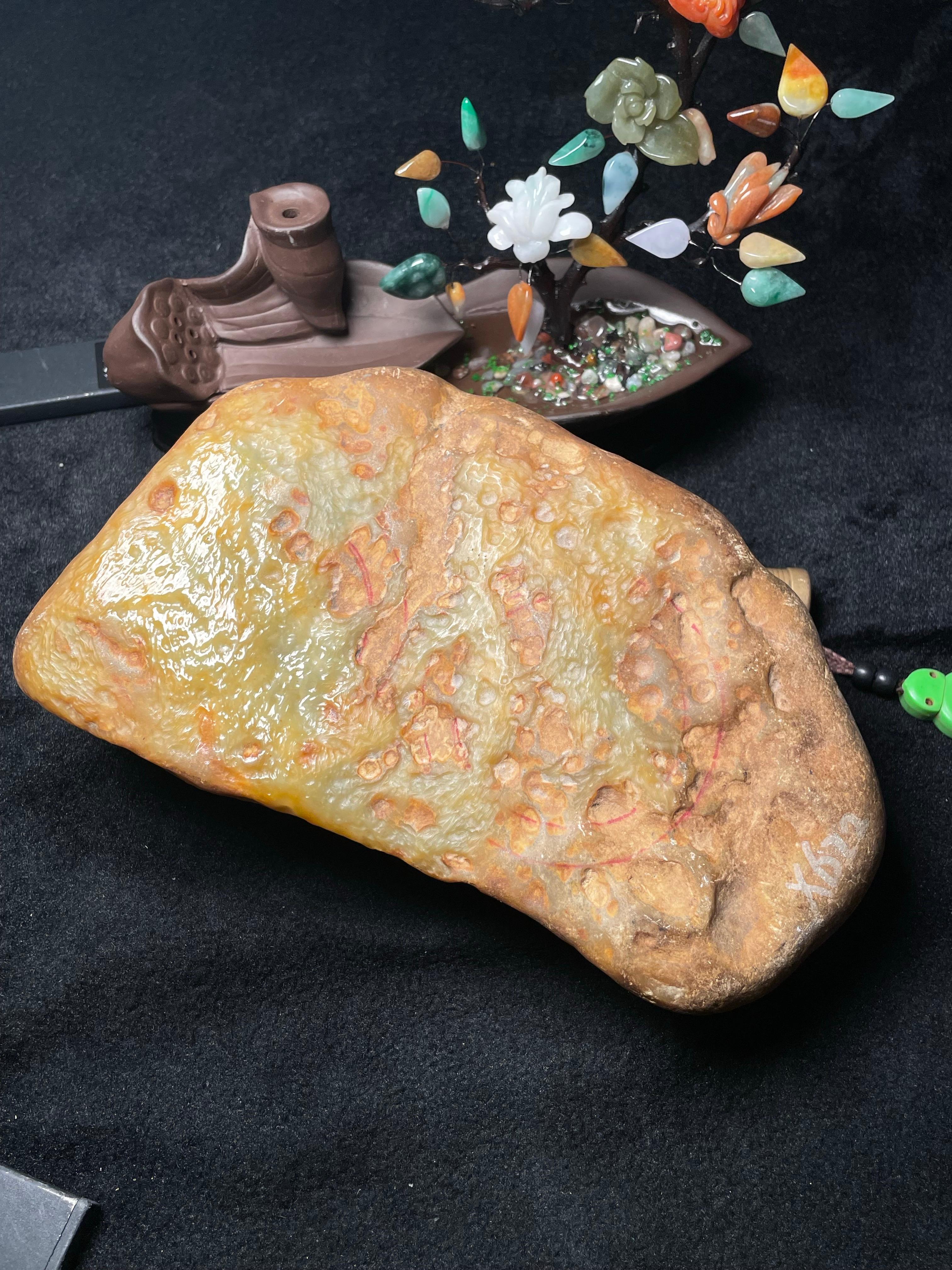 大马坎极品黄翡手镯料（yc498831）