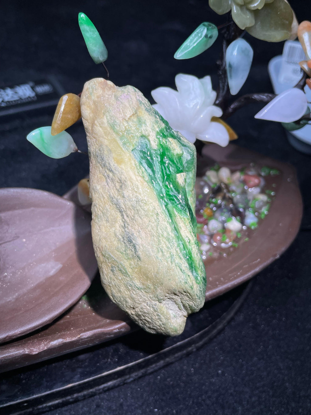 极品木那冰阳绿雪花棉（yc709001）