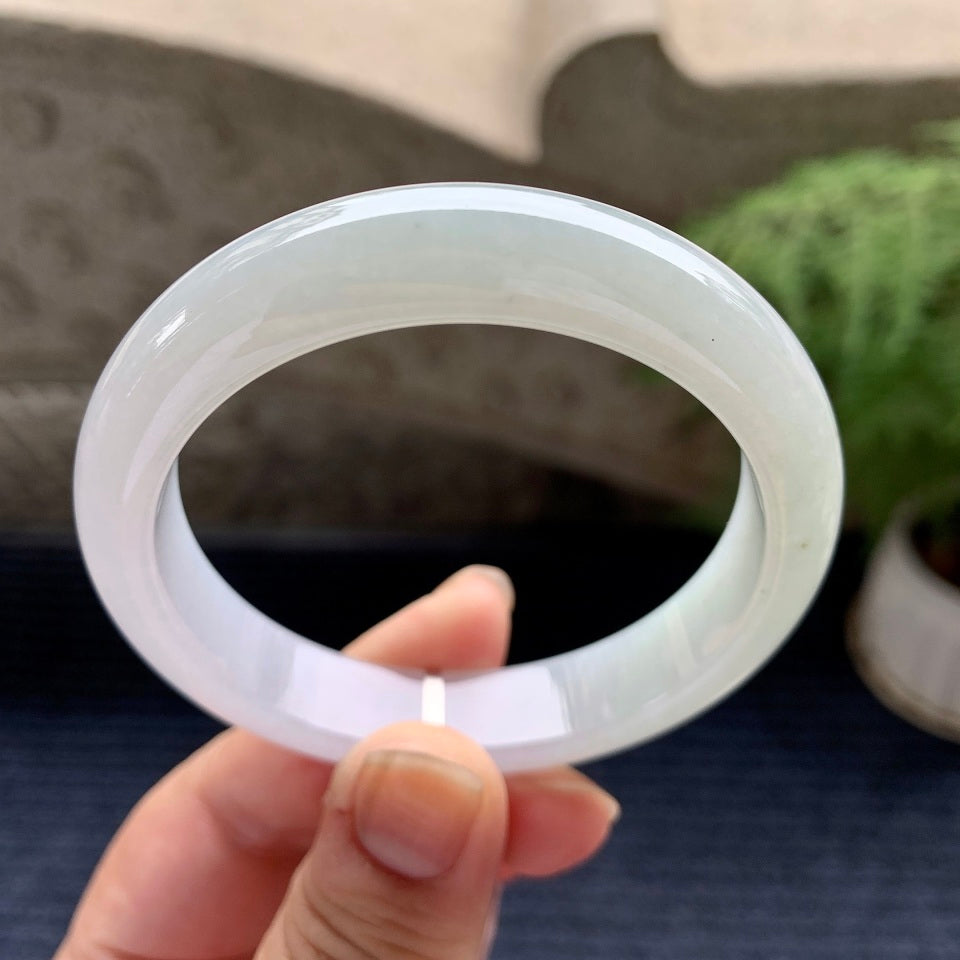 细糯种无色平安镯（54mm）（yc088774）
