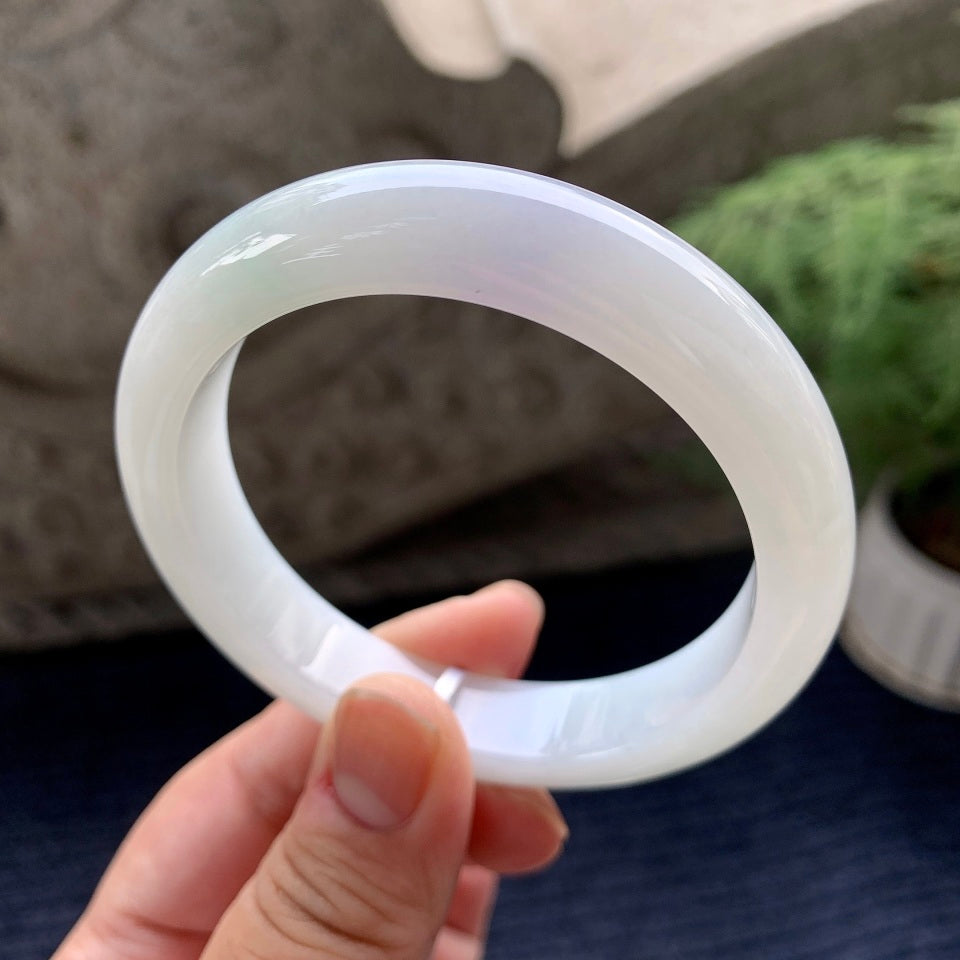 细糯种紫罗兰平安镯（58mm）（yc091746）