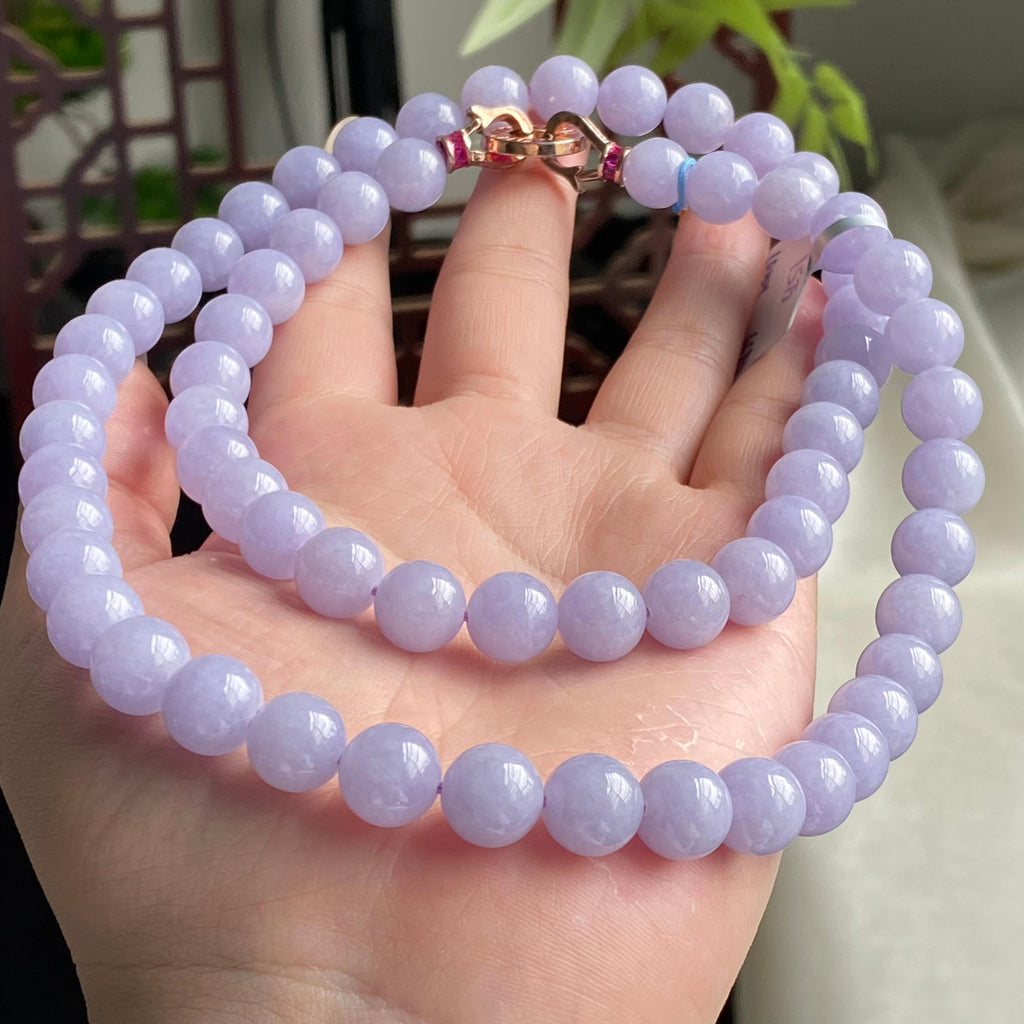 细糯种紫罗兰珠链（66颗）（yc196842）