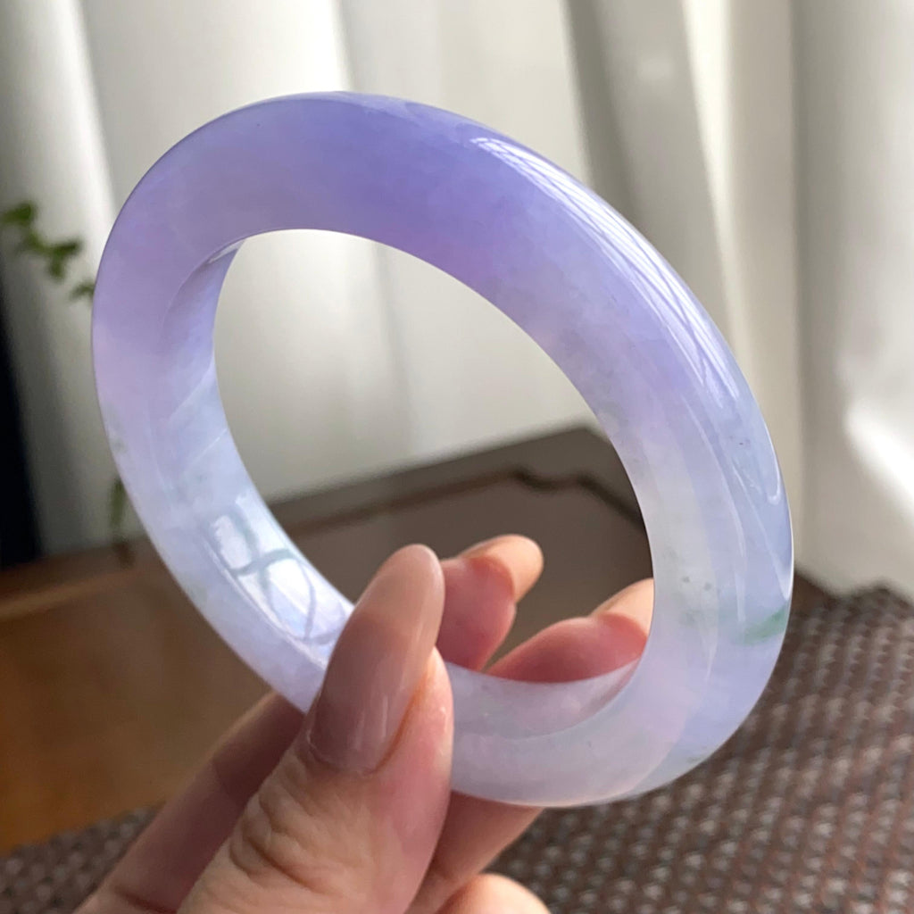 糯冰种春彩平安镯（56圈）（yc247431）