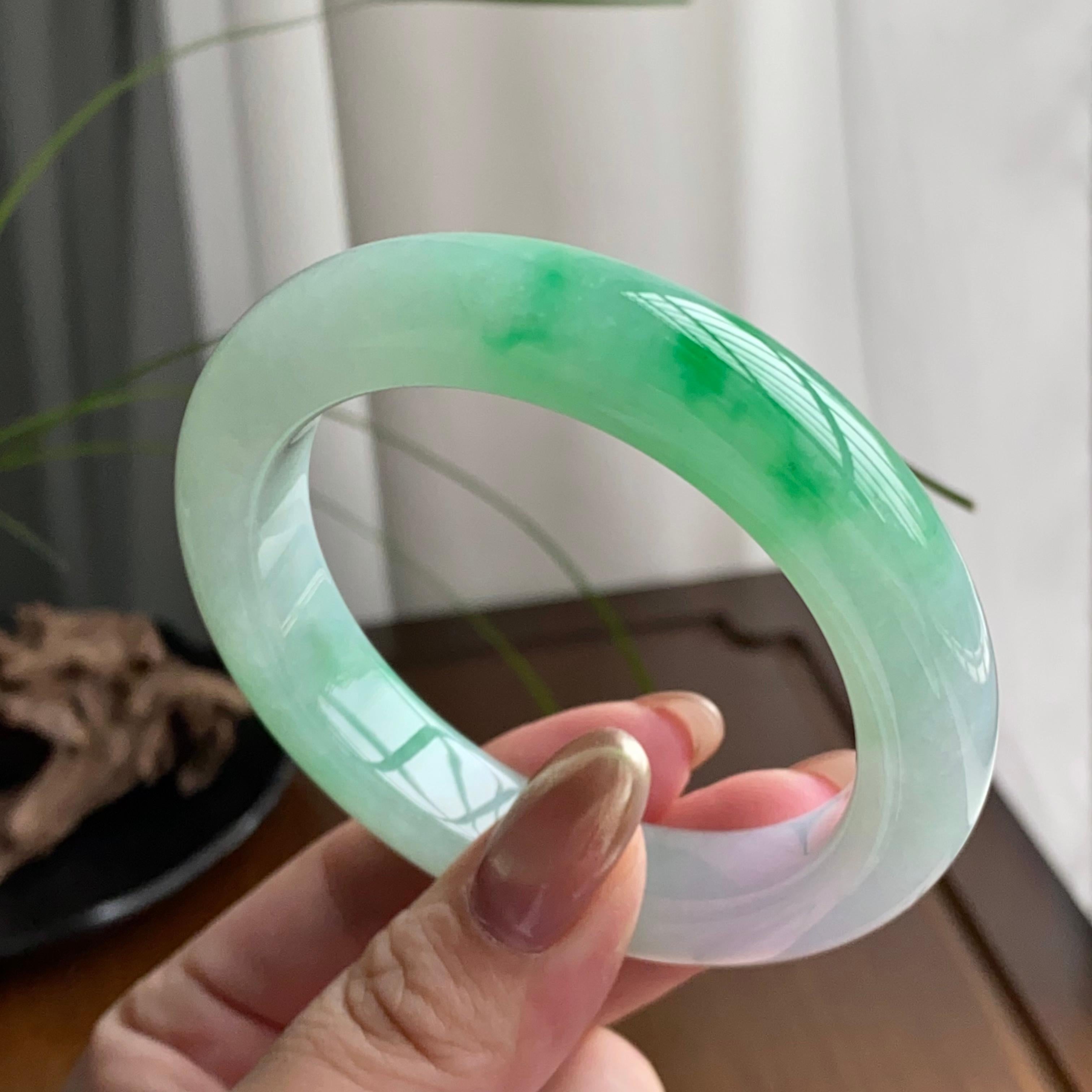 细糯种春彩平安镯（54圈）（yc259485）