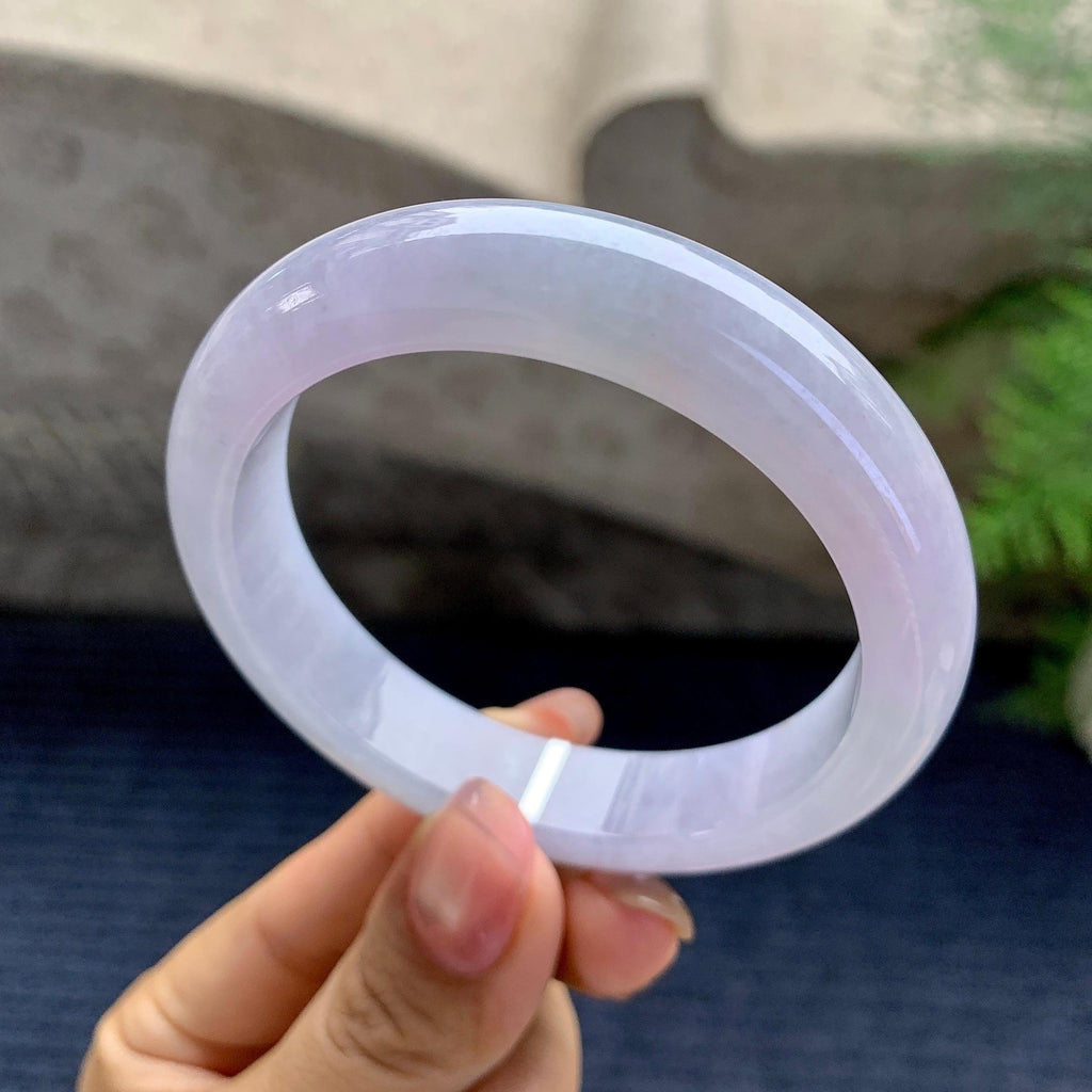 细糯种紫罗兰平安镯（53.8mm）（yc280856）