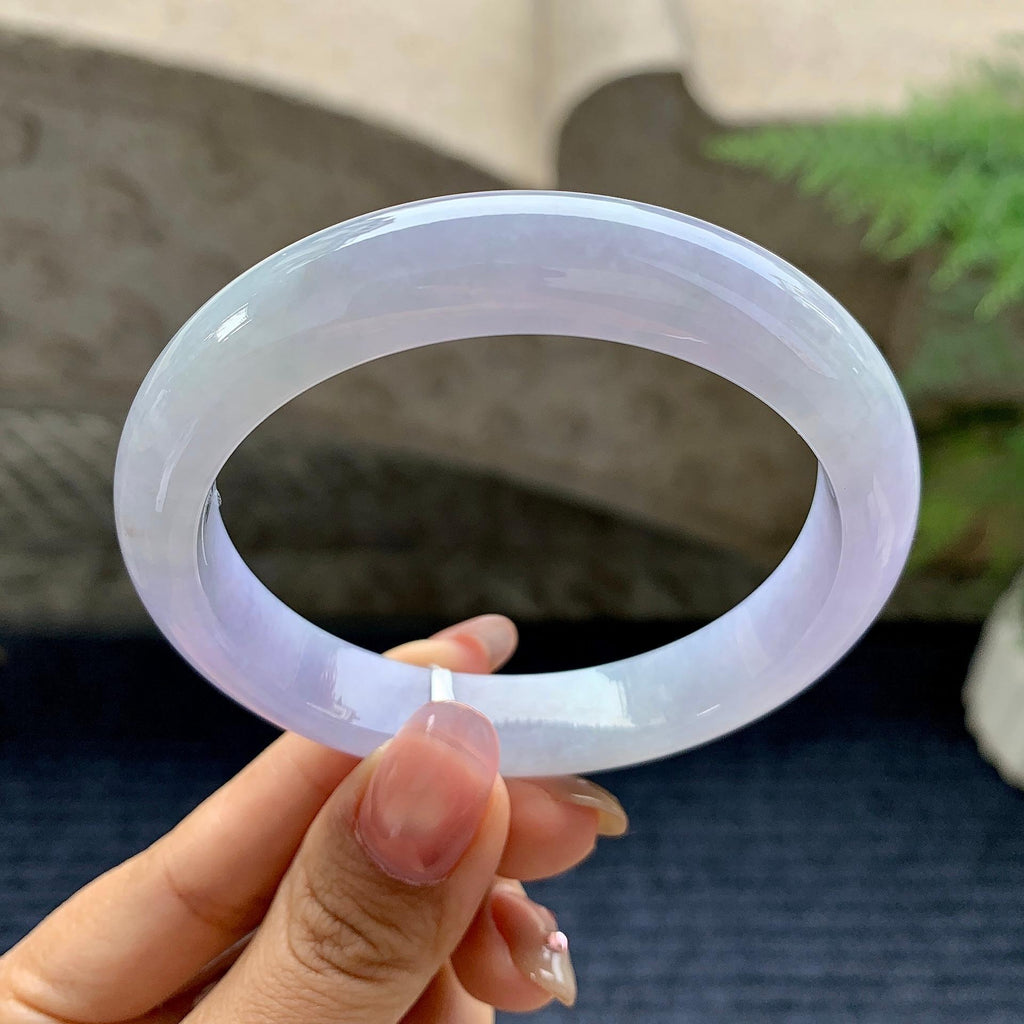 细糯种紫罗兰平安镯（58.1mm）（yc281535）