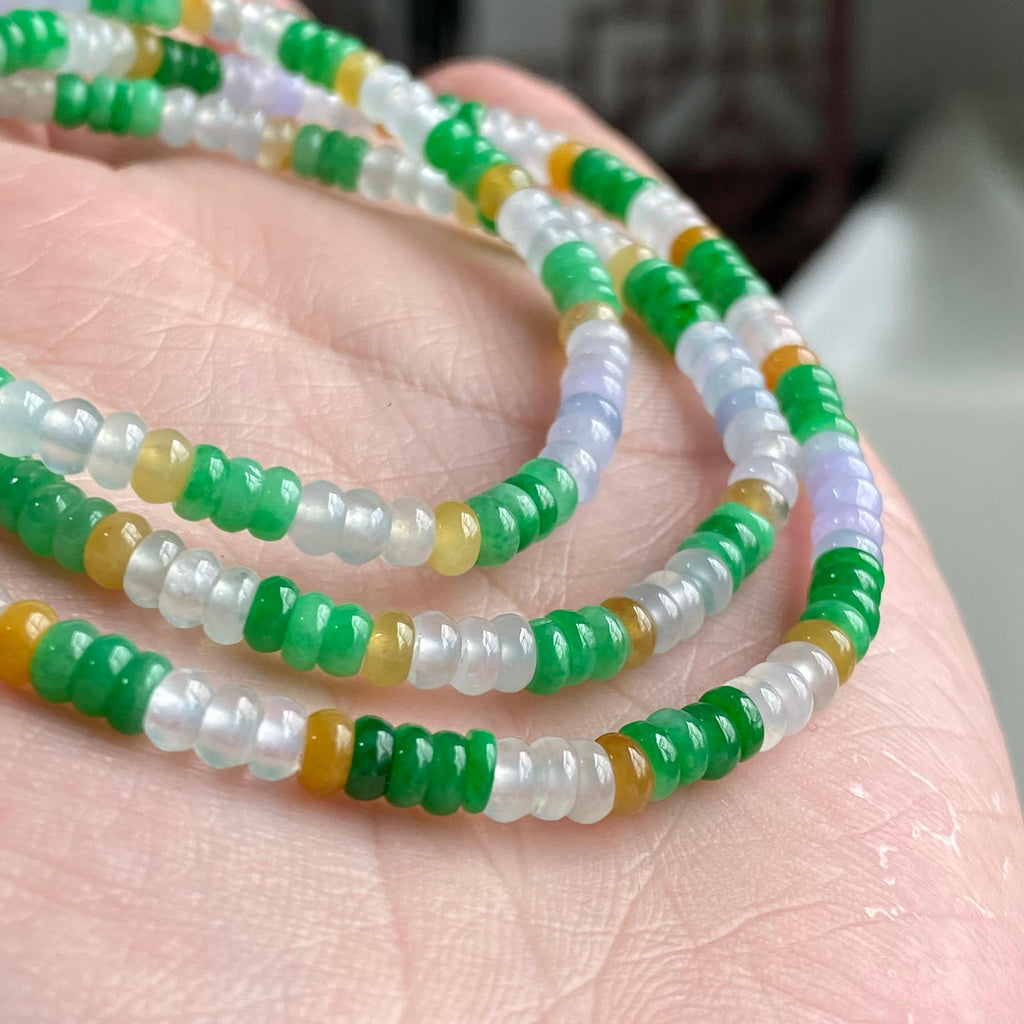 冰种多宝算盘珠珠链（yc196867）