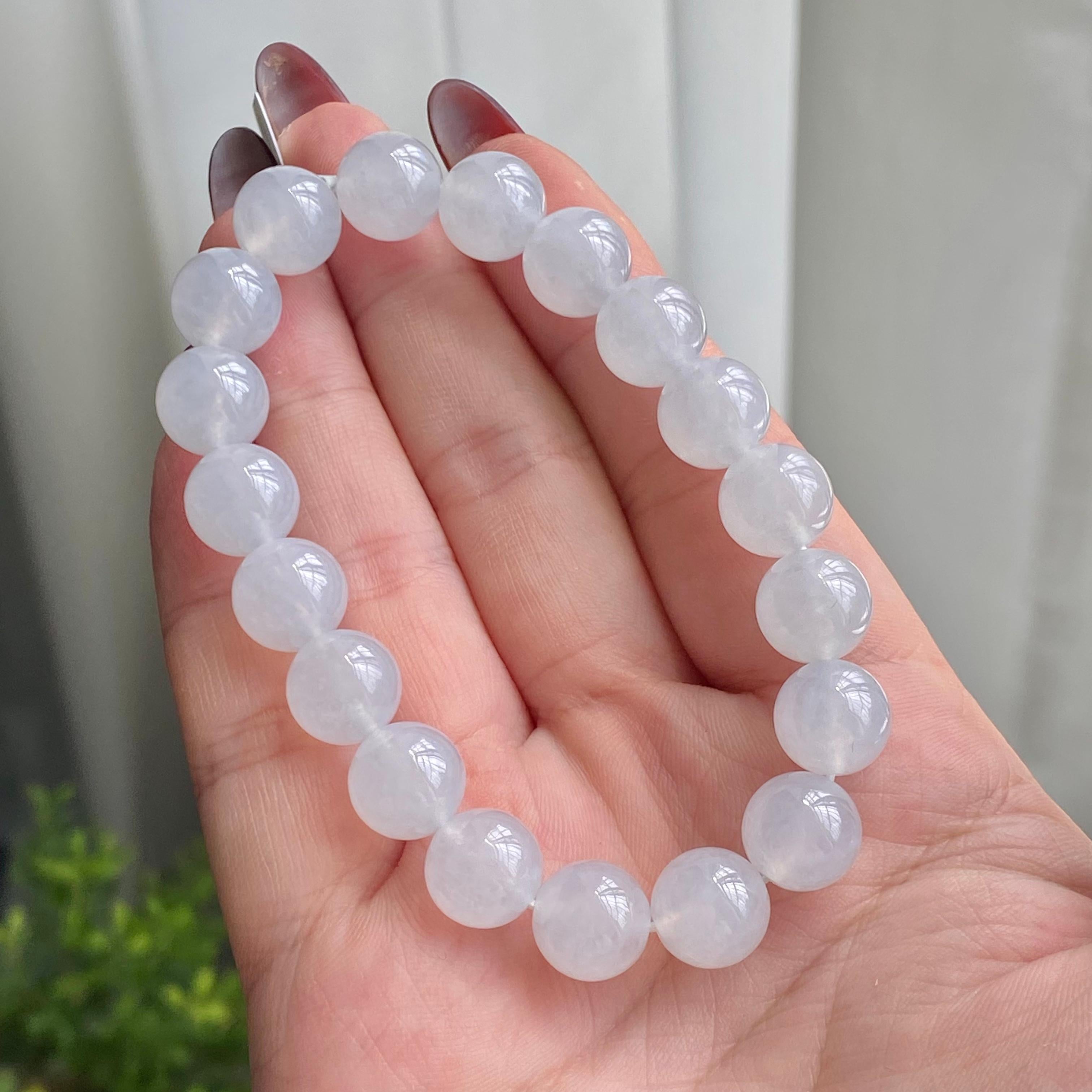 冰种白月光单圈手串（19颗）（yc215652）