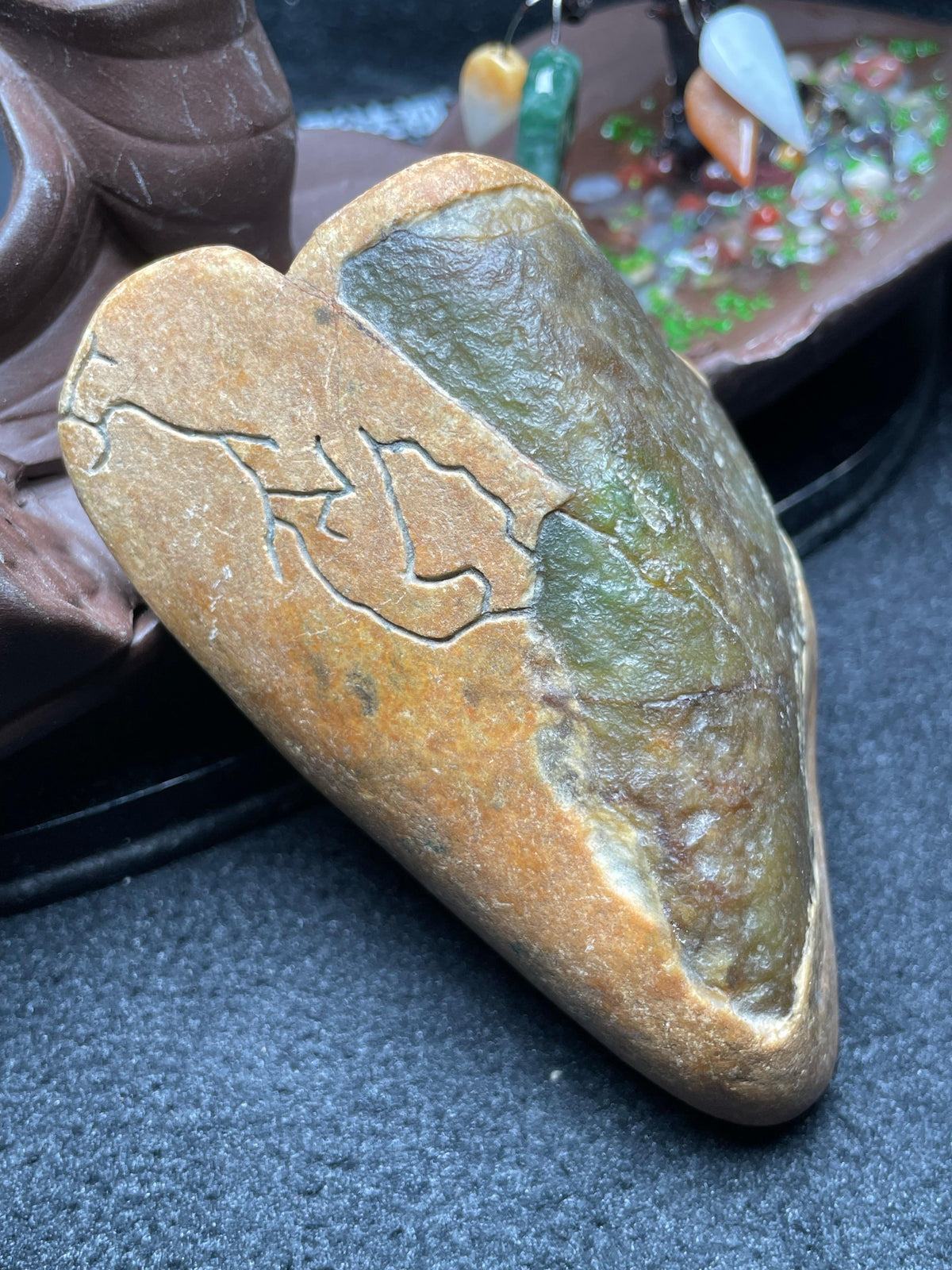 大马坎开窗冰黄加绿（yc695223）
