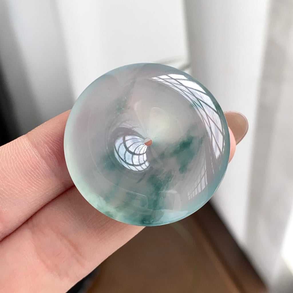 冰种飘花平安扣吊坠（yc262770）