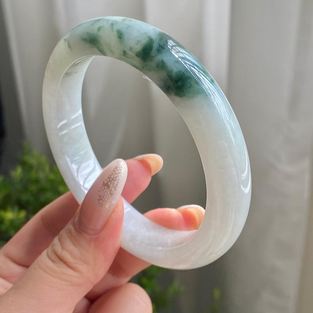 细糯种飘花平安镯（59圈）（yc215653）