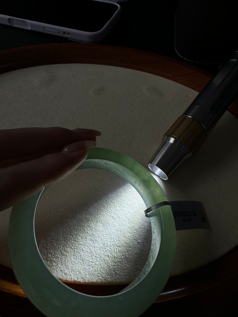 冰种晴水平安镯（56.6mm）（yc166107）