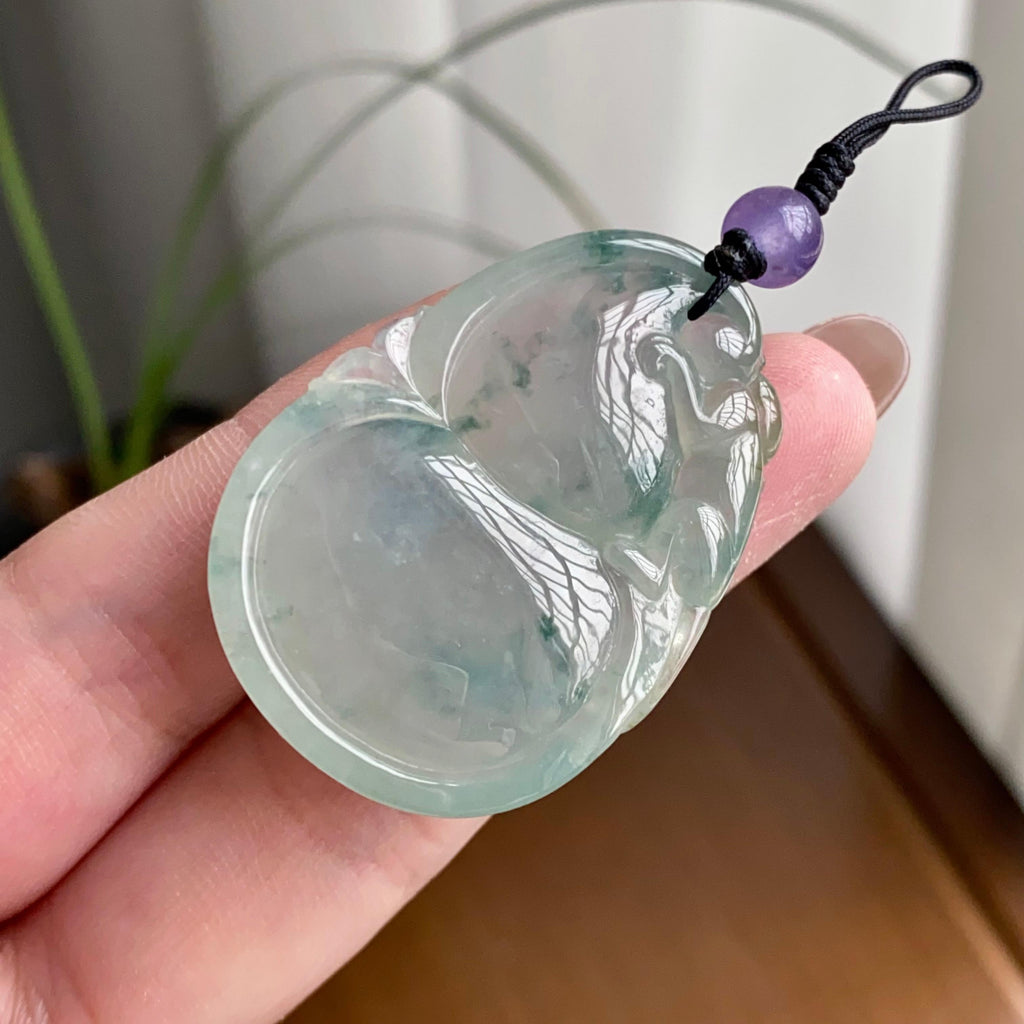 冰种飘花葫芦吊坠（yc260816）